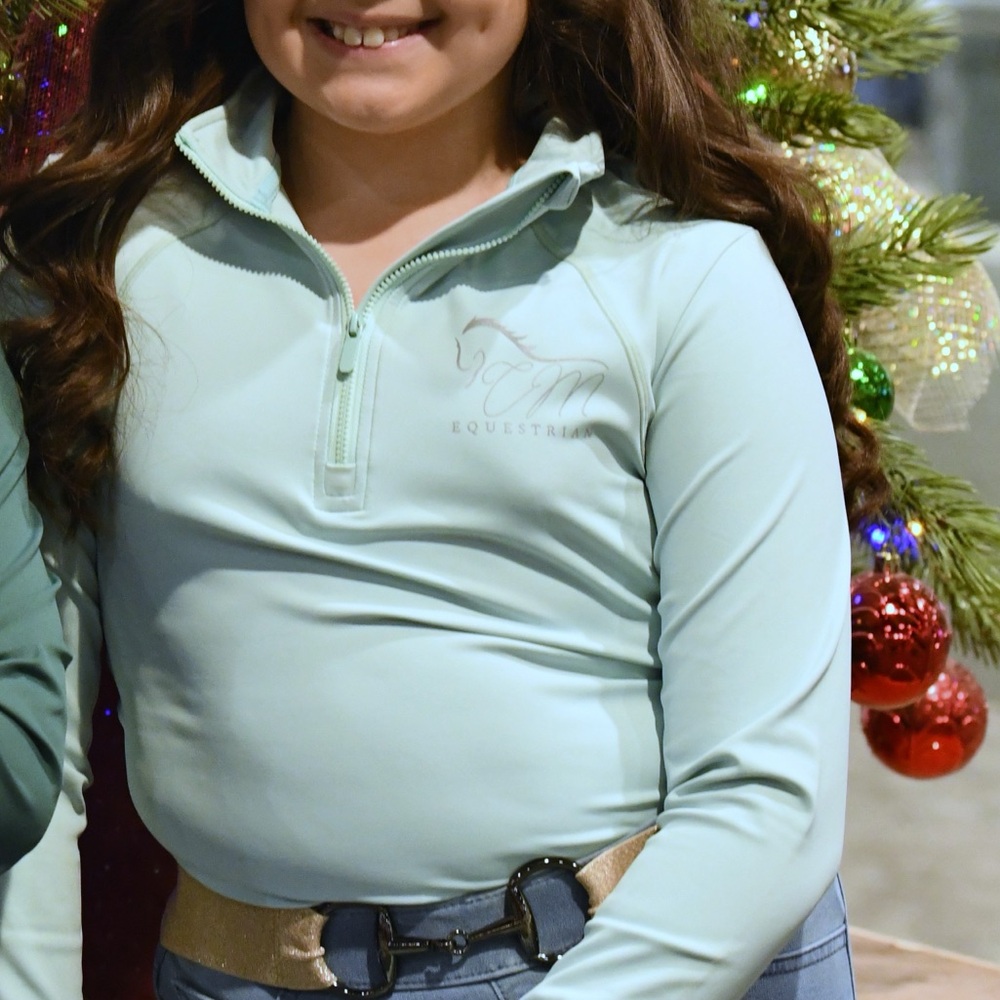 Mint New Women's long Sleeve Top equestrian top CM equestrian 4 w…
